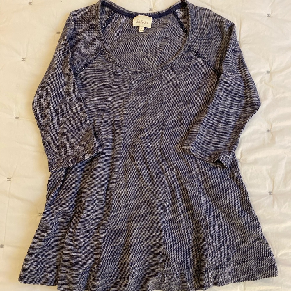 Deletta Blue Swing Top